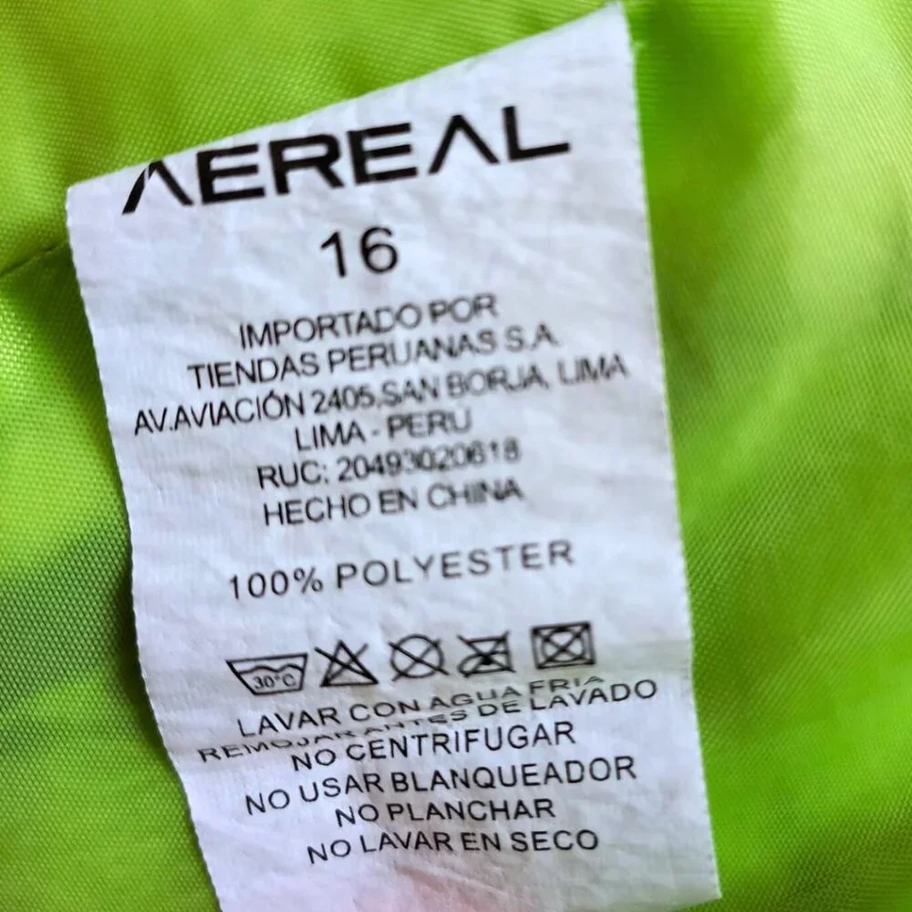 Aereal Blue Hooded Puffer Jacket – Kids Size 12 - Picture 10 of 11